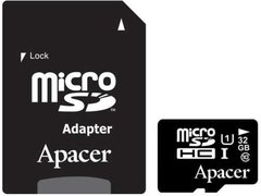 Card microSDHC UHS-I 32GB clasa10 cu adaptor SD, Apacer